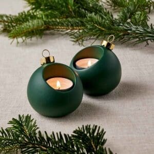 Fyrfadsstager – grøn